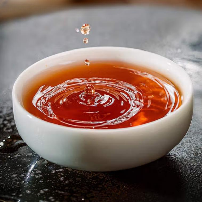 357g Yunnan Qizi Pu-erh Cooked Tea 10 Year Ageg Ripe Puerh Tea Cake Pu'er Tea