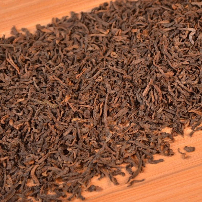 500g YunNan MengHai Puer Ripe Tea Loose Tea Cooked Puerh Mellow pu'er tea