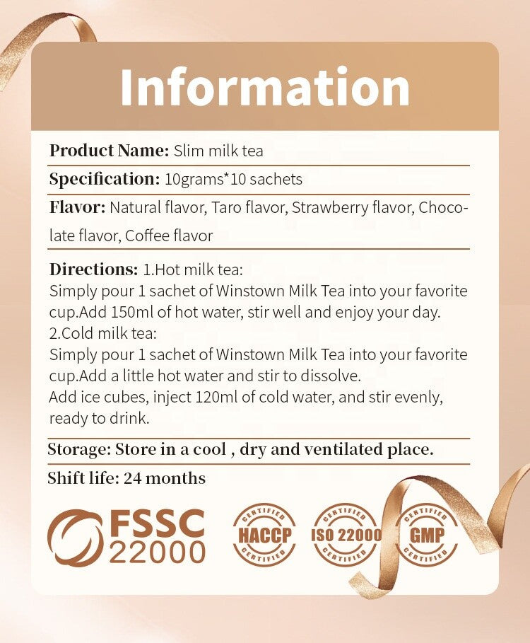 Custom Slim Tea Slimming Meal Replacement Herbal Supplements Powder Weight Loss