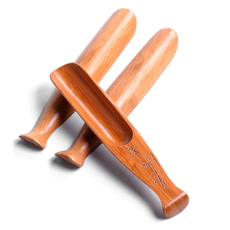 Tea Scoop Bamboo Coffee Black Tea Powder Spoon Teaspoon Teaware Tea Accessories