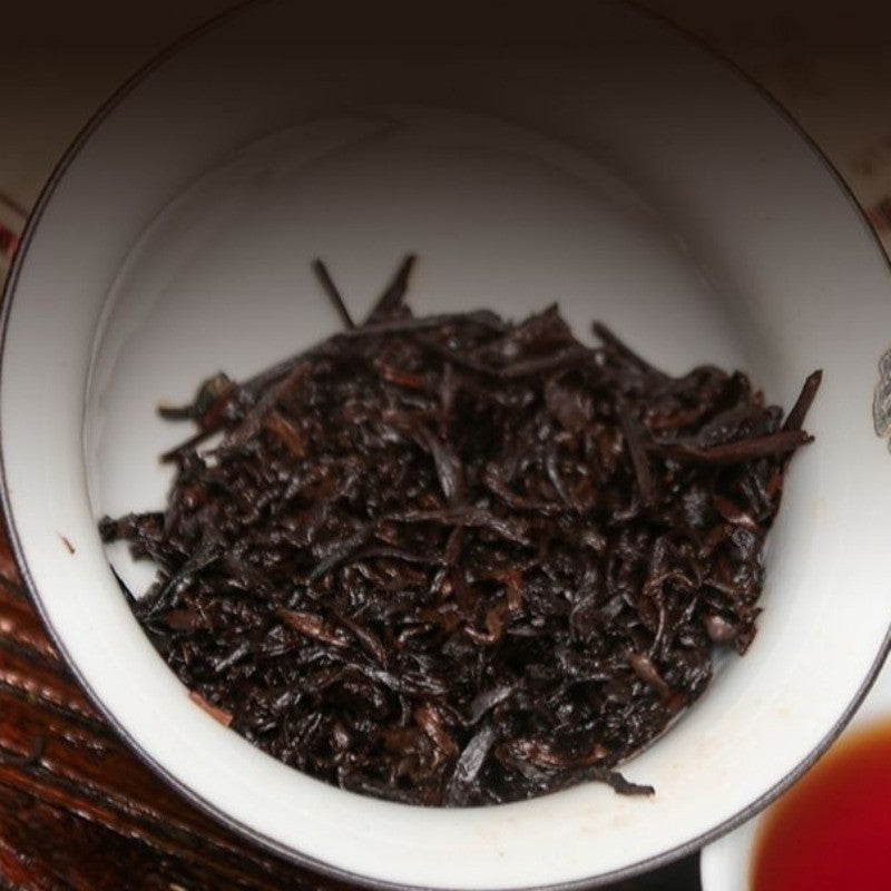 357g Pu'er Tea Ripe Tea Cake Spring Tea Ancient Tree Tea Yunnan Menghai Tea
