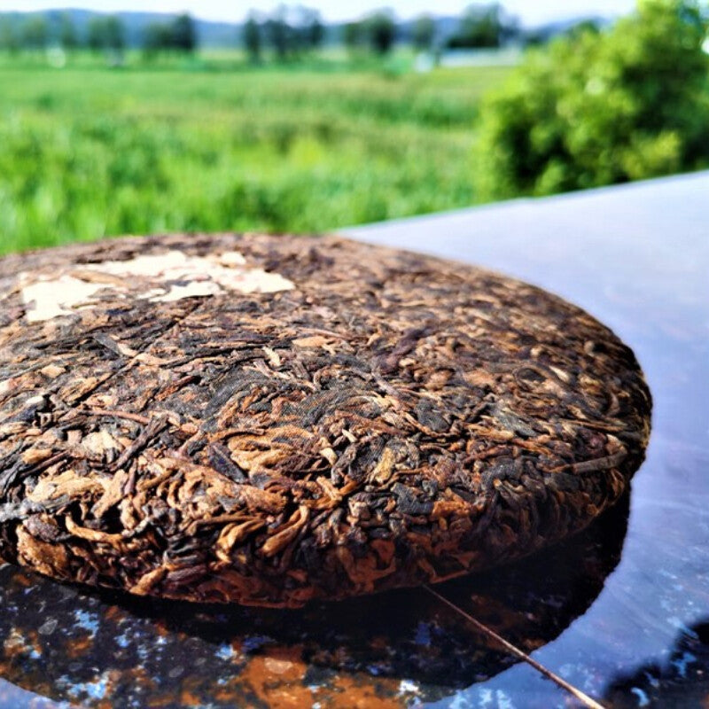 357g Ancient Tree Pu'er Tea Zhonghong Ying Yunnan Qizi Cake Tea Organic Tea