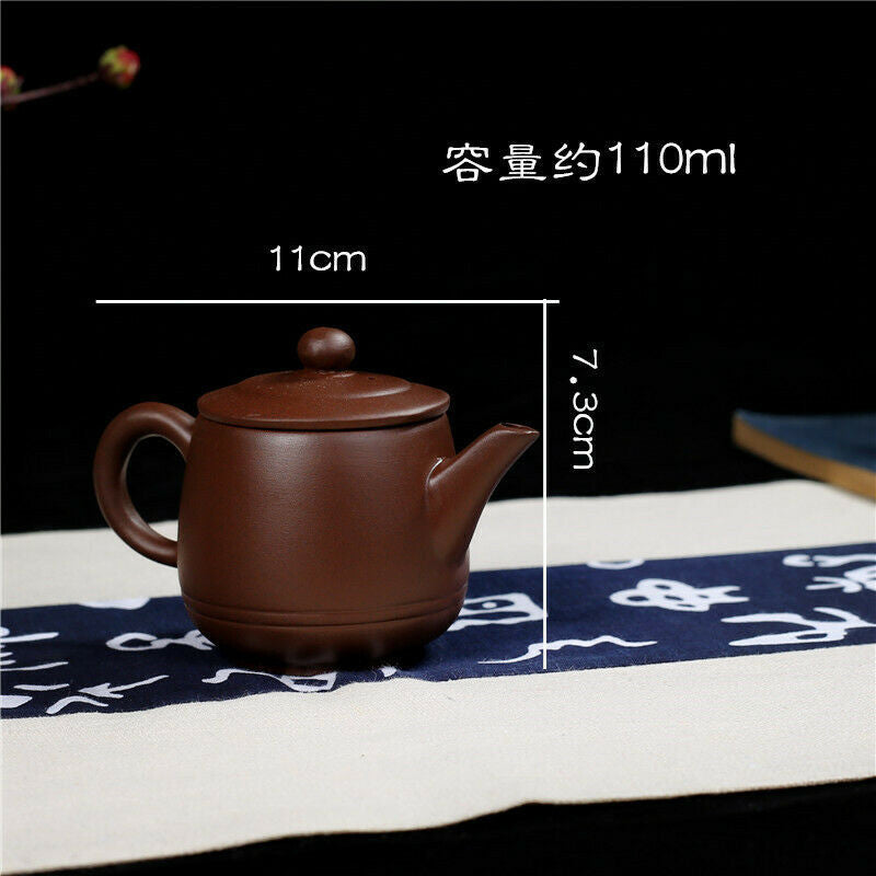 110ml Chinese Yixing Zisha Pottery Teapot Handmade Kung Fu Tea Kettle Tea Set