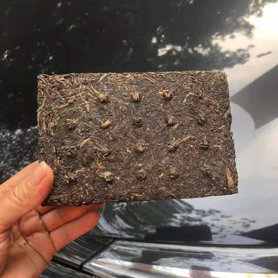 2003 Yunnan Pu'er Tea Banzhang Organic Puer Raw Tea Brick Old Pu-erh Tea 500g