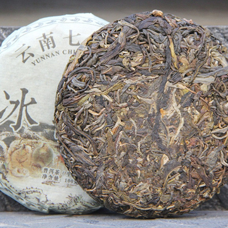 100g Authentic Iceland Sweet 2013 Raw Tea Pu'er Tea Yunnan Lincang Tea Cake