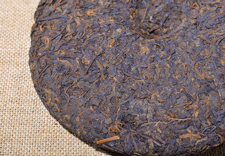 357 Pu'er Ripe Tea Cake Lao Banzhang Ripe Tea Cake Brown Mountain Ancient Tea