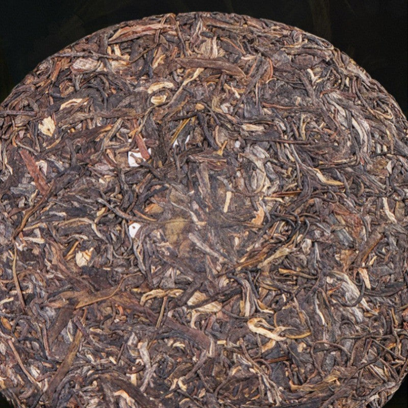 357g Yunnan Ancient Tree Brown Mountain Pu'er Tea Raw Tea Cake Qizi Cake Tea