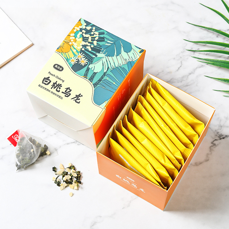 Flower Fruit Tea Triangle Bag Cold Soaked Tea White Peach Oolong Honey Peach