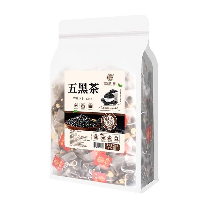 Wu Hei Tea Five Black Tea Mulberry Black Wolfberry Tea Bag 250g (5g×50packets)