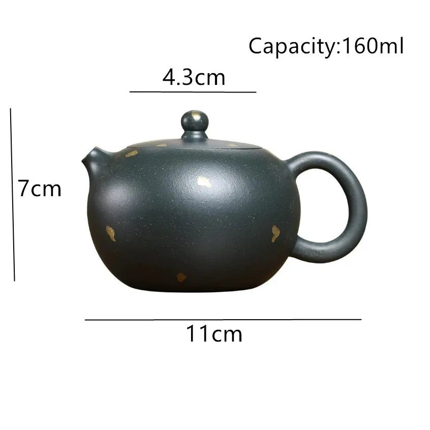 Chinese Yixing Teapot Handmade Zisha Xishi Tea Pot Beauty Tea Infuser Kettle