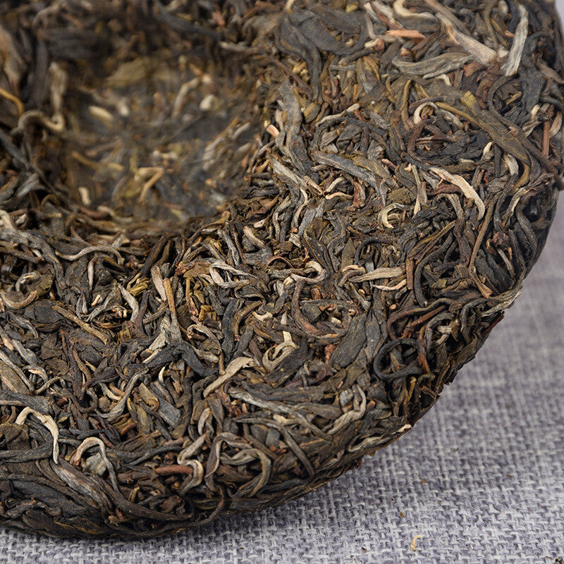 357g/12.59oz Big Tree Tea Tea First Class Pu'er Raw Tea Mansong Spring Tea