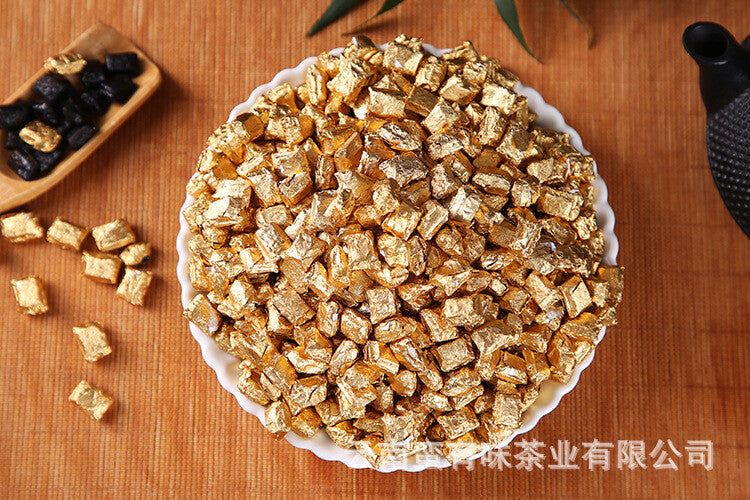 500g Long Yin Puerh Tea Cream Aged Puerh Ripe Tea Instant Tea Square Tea Cream