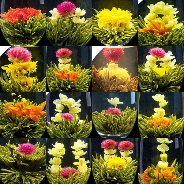 20 PCS Chinese Blooming Flower Tea Natural Handmade Flower Tea Ball Green Tea