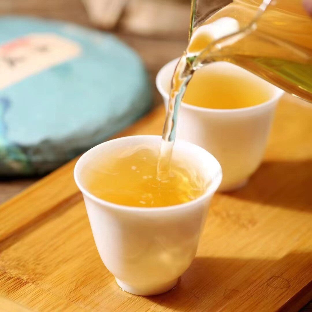 200g Yunnan Banpolaozhai Raw Pu-erh Tea Cake Pu-erh Sheng Tea Premium Pu'er Tea