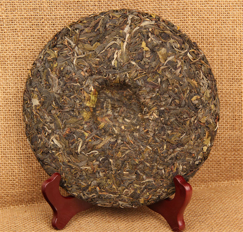 357g cha Puerh Tea Cake Tea Green Tea Ancient Trees Sheng Puerh Tea China Yunnan