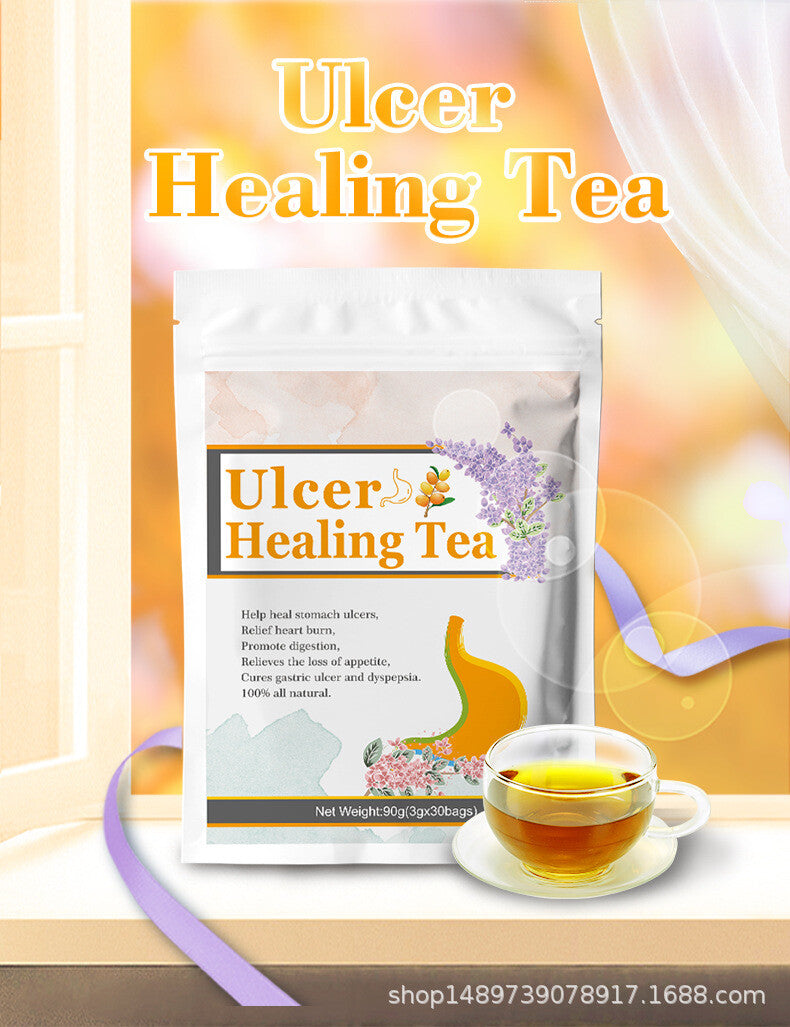 Stomach Tea. Ulcer Healing. Helps Heal Stomach Ulcers.