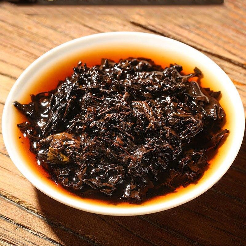 357g Shu Puer Tea Yunnan Qizi Tea Menghai Pu Er Tea Cake Ripe Puer