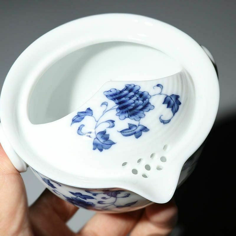 4"Chinese portable ceramic tea set Kung Fu tea cup travel tea set a pot cup