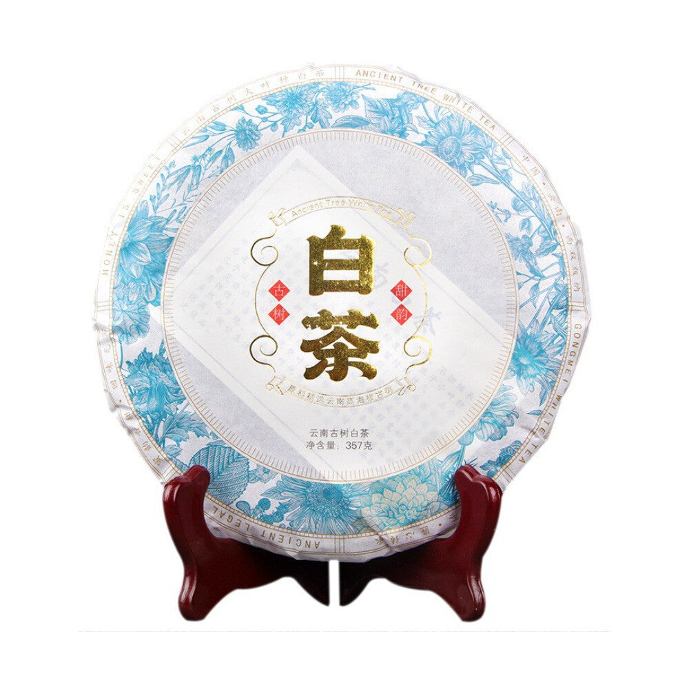 Yunnan Old Tree Golden White Tea Yunbai Compressed Beauty Tea White Tea 357g