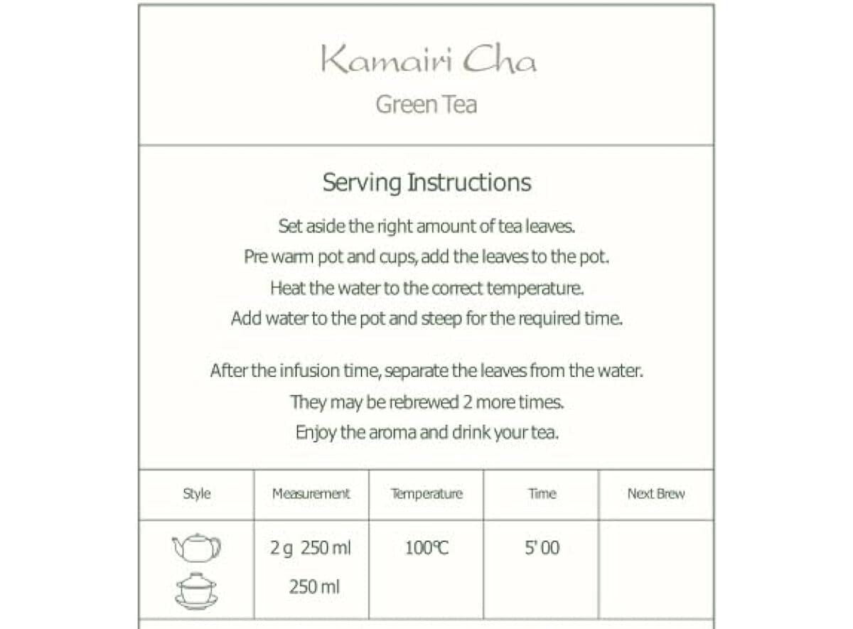 Kamairicha Japanese Green Tea - Kamairi Cha Tea From Japan - Panfried Tea 50g