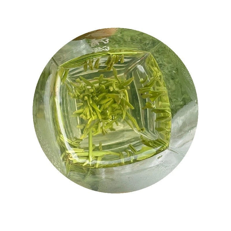 High Mount Chinese Green Tea QUE SHE Loose Leaf Sparrow Tongue Tea