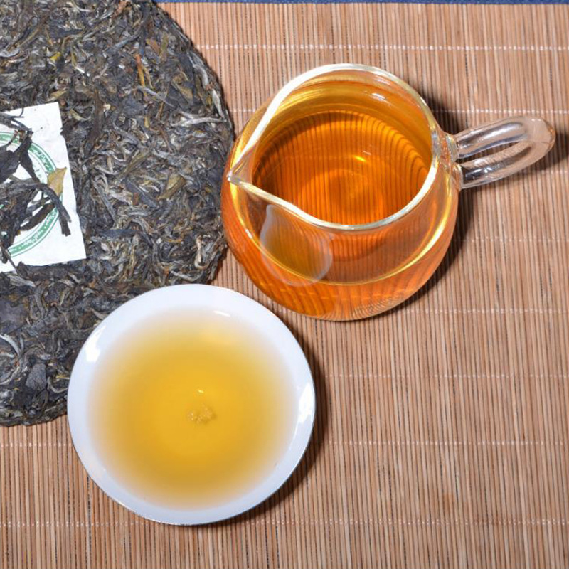357g Organic Green Tea Yunnan Pu'er Tea Tea Cake Shengshi chuanqi
