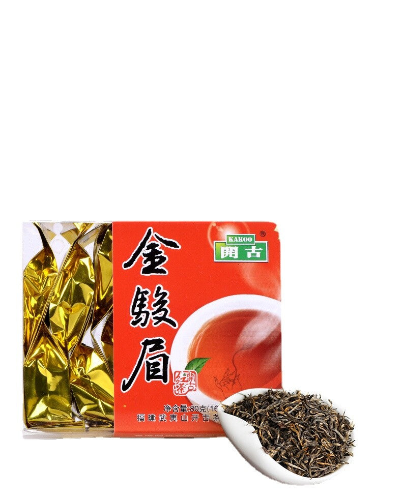 Jinjunmei Fujian Wuyishan Min Black Tea Tea Bagged Tea 16 Packs/Box 80g