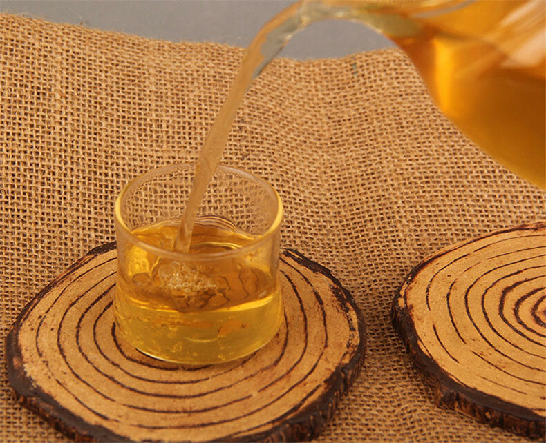 357gHandmade Fermented Leaf Kongfu Tea China Puer Tea Cake Pu Erh Cha Spring Tea