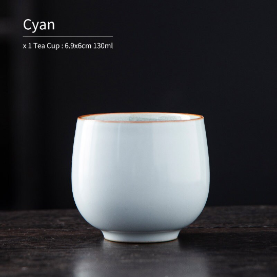 Ceramic Tea Cup Chinese Kung Fu Tea Cup 130ml