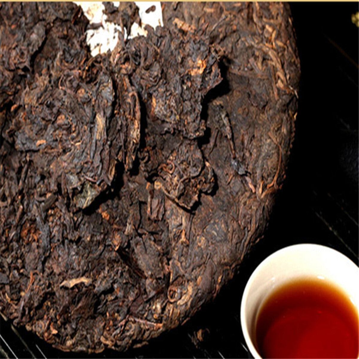 357g Ancient Pu-erh No.1980 tea tree Yunnan Ripe Puer Tea Black Puerh Tea Cake