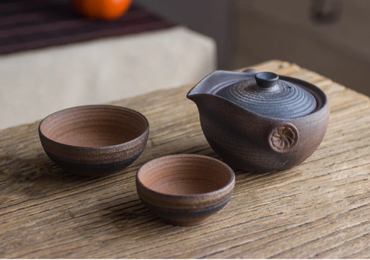 Green Ceramic Tea Cups and Sets Chinese Tea Set