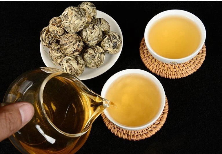 500g Da Bai Hao Ball-Shaped Bai Hao Yin Zhen Handmade Silver Needle White Tea