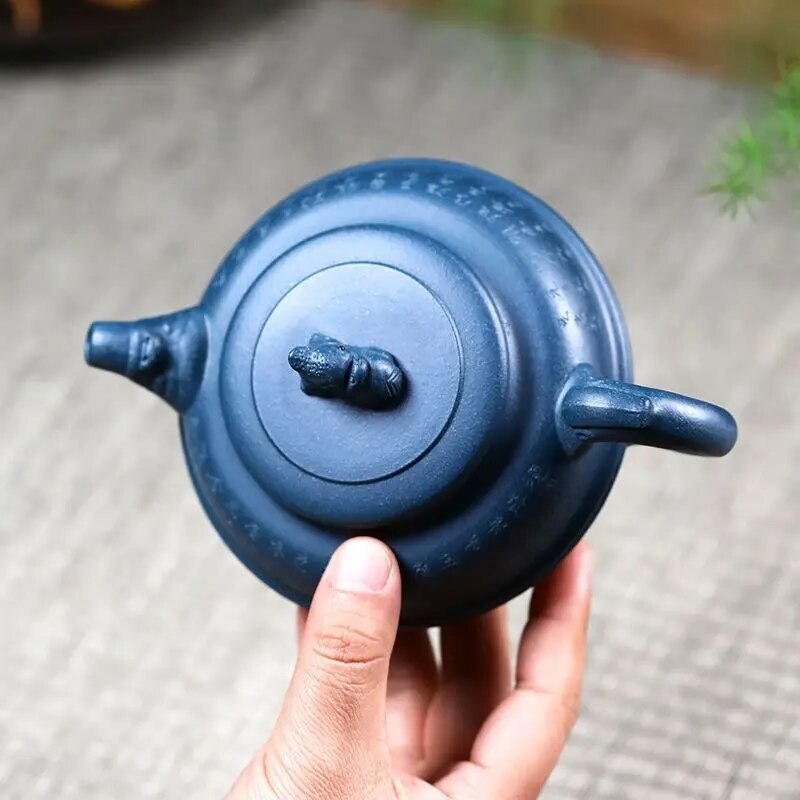 340ml Purple Clay Teapots Ball Hole Filter Xishi Tea Pot Yixing Teapot Handmade