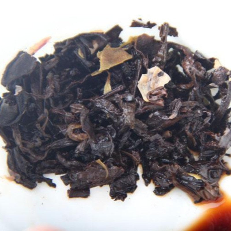 100g Authentic Yunnan Rose Pu'er Tea Flower Tea Mini Ripe Tea Cake Beauty Tea