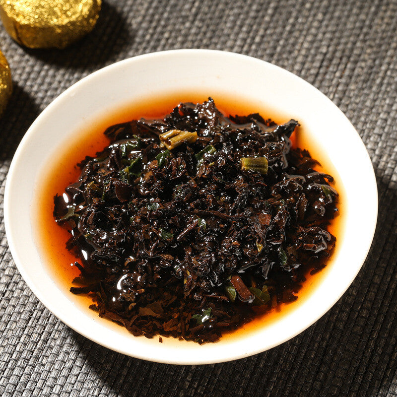 Yunnan Puerh Tea Ripe Tea Tuo Tea Glutinous Rice Fragrance Tuo Tea 1000g/2.2lb
