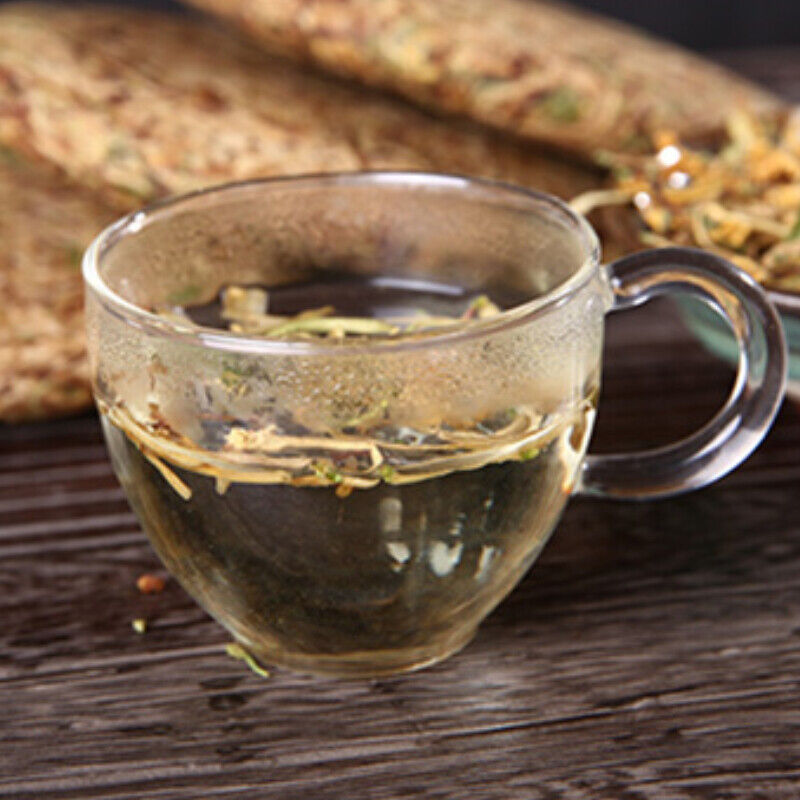 200g High Quality Honeysuckle Tea Cake Squeezing Process Scented Tea Chinese Tea
