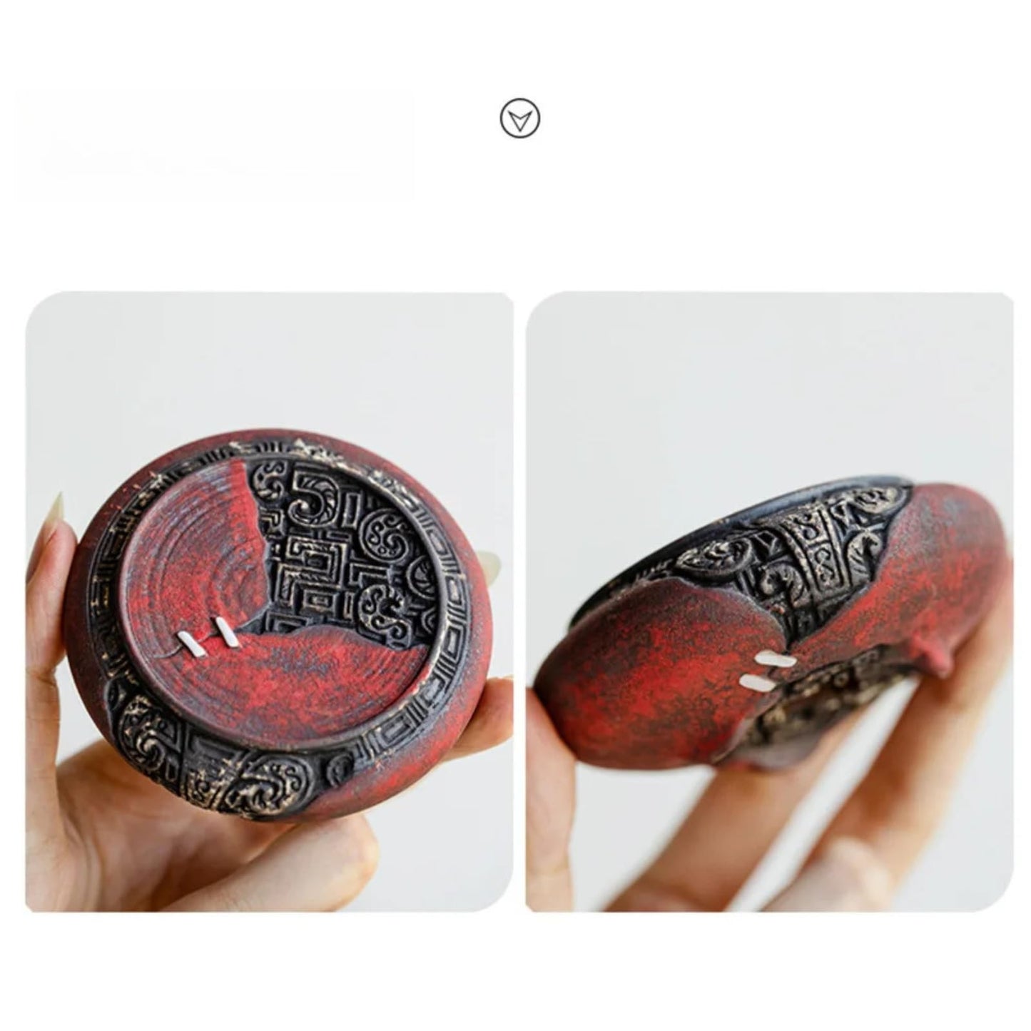 Old Rock Mud Teapot Cover Holder Tea Pet Kung Fu Tea 7.8cm Ceramic Tea Services