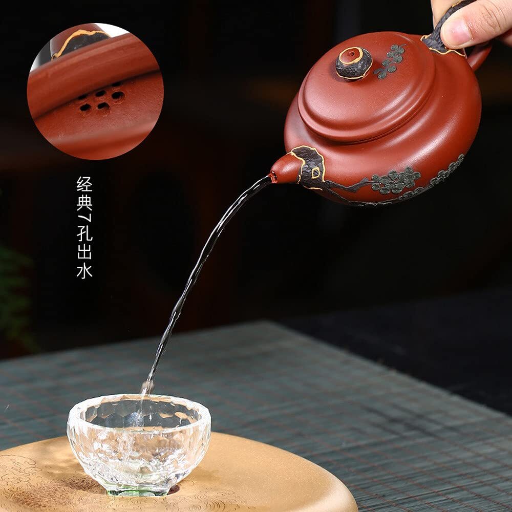 200ml Yixing Purple Clay Pot Dahongpao Teapot Tea Set Kung Fu Tea Kettle