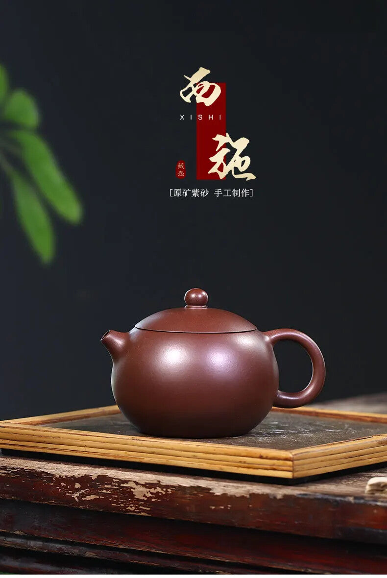Yixing Zisha Teapot Zisha Tea Set Crude Ore Old Purple Clay Teapot Xi Shi Pot