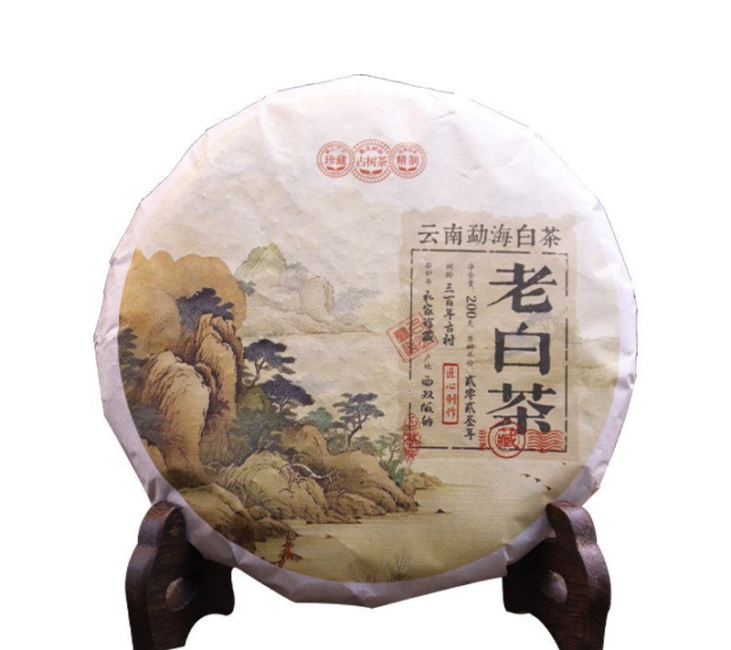 1000g 2023 White Tea Cake Menghai Tea Yunnan Pu'er Tea Aged White Tea Sweet