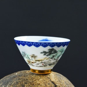 Chinese Kungfu Tea Set Porcelain Cup Of Tea China Tea Cup Jingdezhen Tea Cups