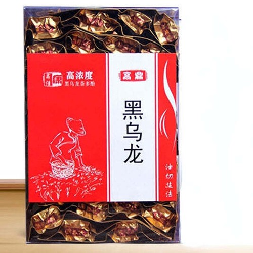 250g Oil Cut Black Oolong Tea Carbon Baked Oolong Tea Chinese Black Tea Bagged
