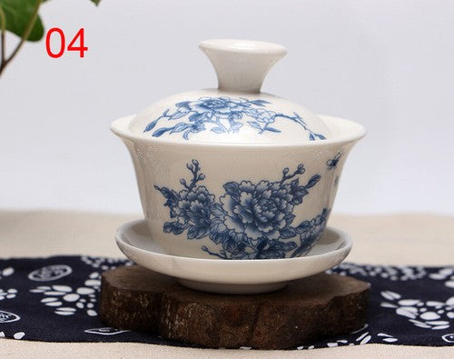 Tea Cup Tea Infusers Dehua Gaiwan Tea Porcelain Pot Set Chinese Traditional