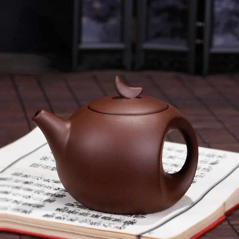 Portable Purple Clay Yixing Teapot, Traditional Chinese Tea Set, Oolong Tea Set, Travel Tea Set, 150ml