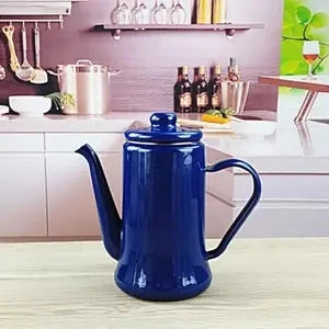 1000ml Enamel Teapot Vintage Loose Leaf Tea Coffee Tea Water Pot Kettle Ceramic Teapot Tea Sets Tea Infuser Tea Pot Set