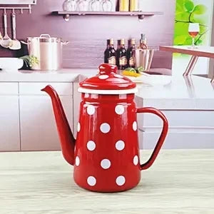 1000ml Enamel Teapot Vintage Loose Leaf Tea Coffee Tea Water Pot Kettle Ceramic Teapot Tea Sets Tea Infuser Tea Pot Set