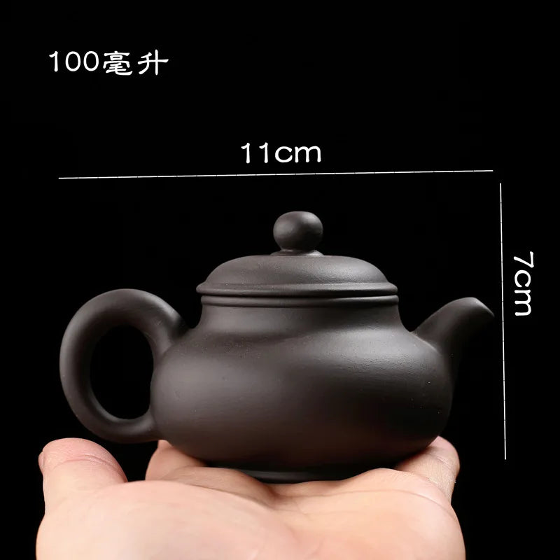 100ML Yixing Purple Clay Teapot Machine-made Tea Pot Raw Ore Quality Teaware Oolong Pu're Tea Set Filter Kettle