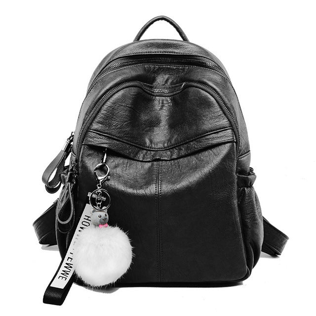 Genuine Cowhide Multifunctional Backpack for Women, Practical Fashionable Travel Daypack, Versatile Leather Bag for Ladies