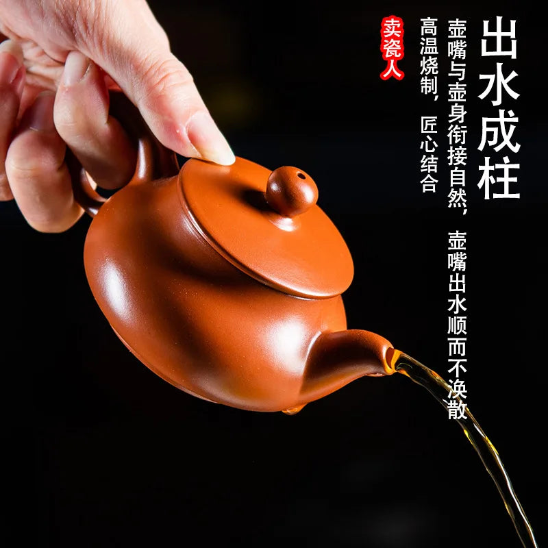 115ml Chinese Yixing Handmade Tea Pot Purple Clay Teapot Beauty Kettle Home Dahongpao Customized Teaware Tea Ceremony Tea Set