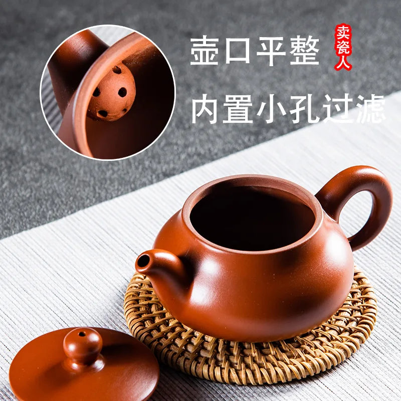115ml Chinese Yixing Handmade Tea Pot Purple Clay Teapot Beauty Kettle Home Dahongpao Customized Teaware Tea Ceremony Tea Set